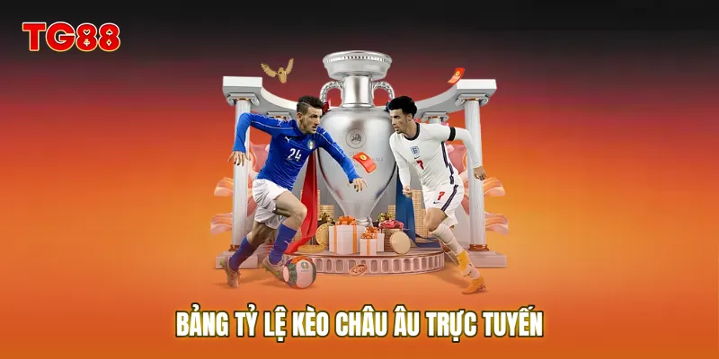 Bảng tỷ lệ Kèo châu Âu trực tuyến hiển thị rõ ràng 3 cửa Thắng - Hòa - Thua