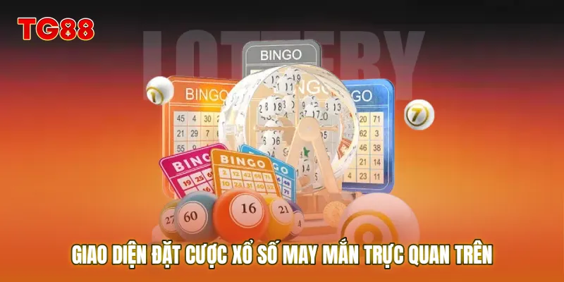 Giao diện đặt cược Xổ số may mắn trực quan trên ứng dụng điện thoại